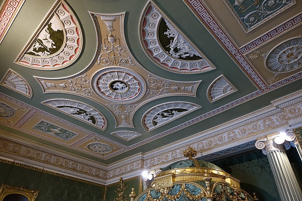 Deckenornamente State Bedroom Harewood House